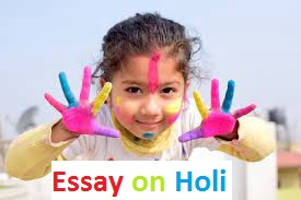 essay on holi 200 words